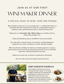 Winemaker Dinner